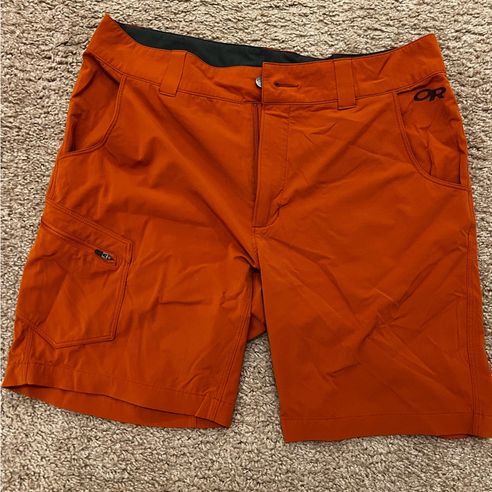 Outdoor Research Ferrosi Shorts. Men’s size 34 with a 7in inseam. Burnt orange